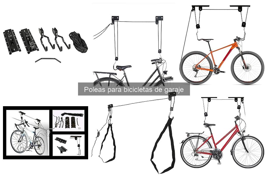 Tipos de poleas para bicicletas en el garaje: guía completa