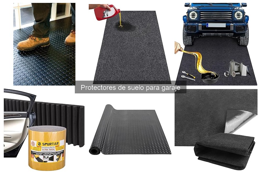 Tipos de protectores de suelo para garaje: guía completa