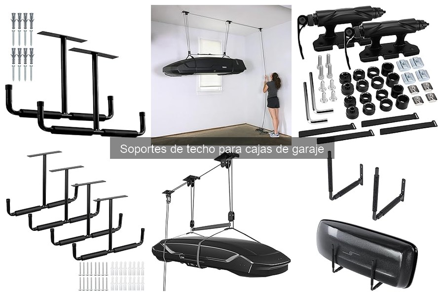 Tipos de soportes de techo para cajas de garaje: guía completa