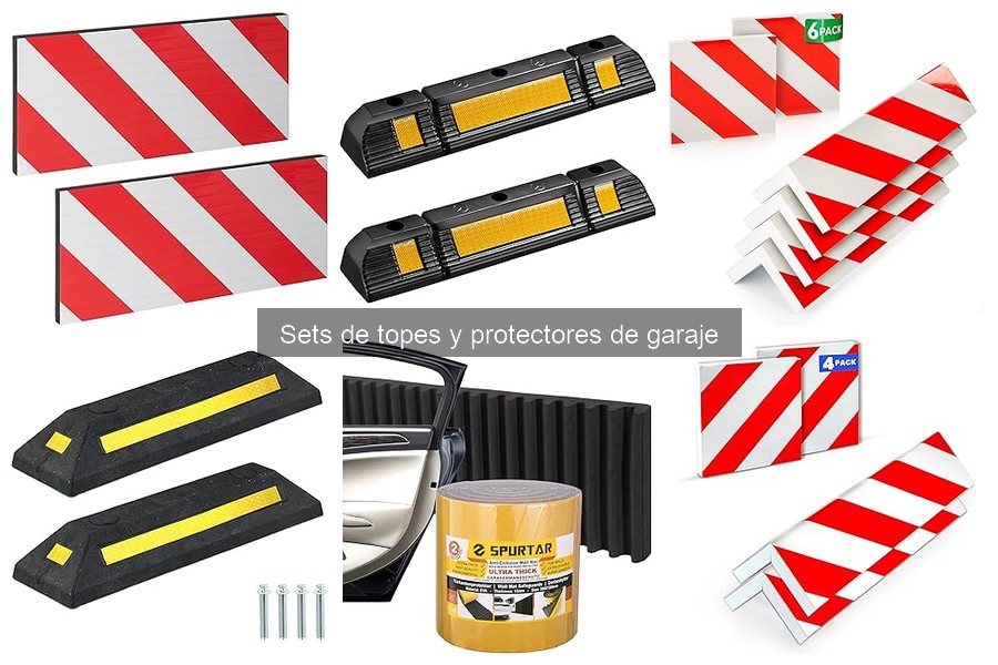 Tipos de topes y protectores de garaje: guía completa