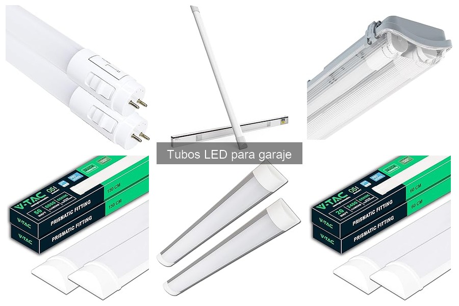 Tipos de tubos LED para garaje: guía de iluminación eficiente