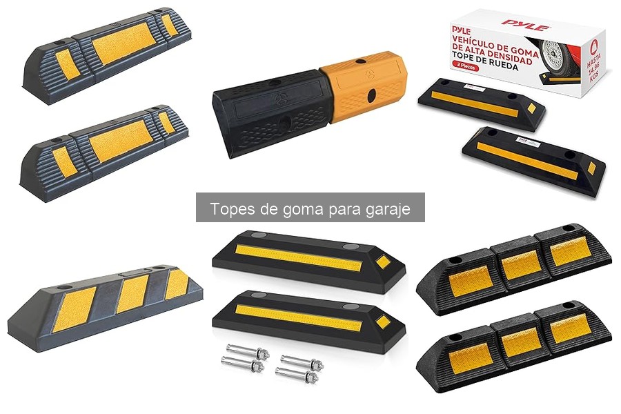 Topes de goma para garaje: ¿Qué son y para qué sirven?
