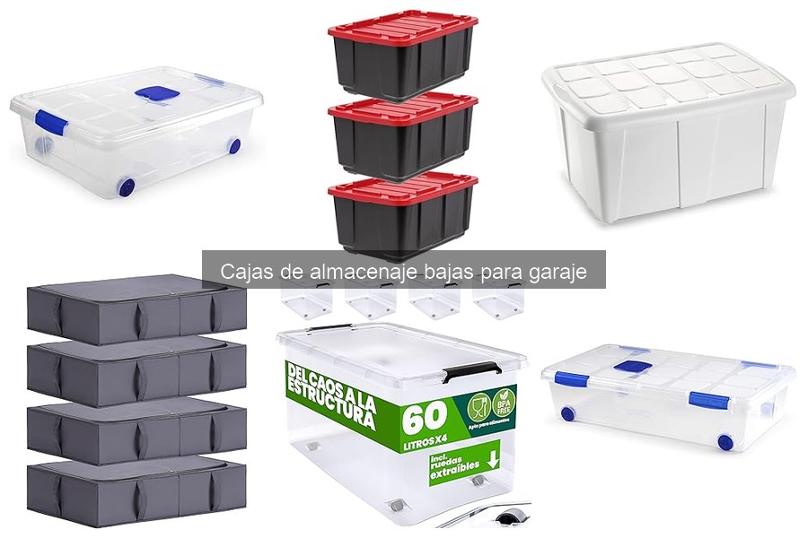 Ventajas de cajas de almacenaje bajas en el garaje