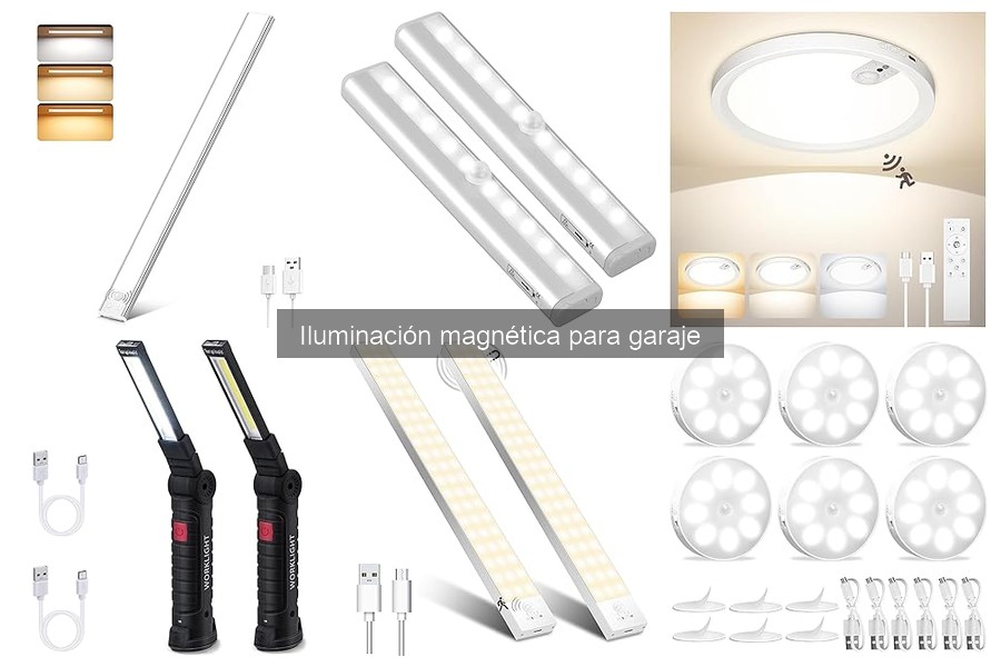 Ventajas de la iluminación magnética para tu garaje