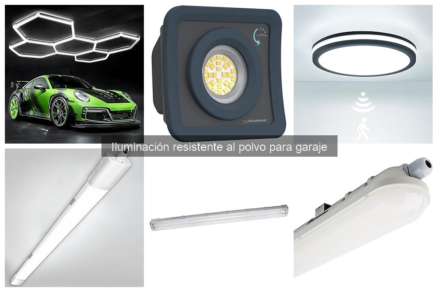 Ventajas de la iluminación resistente al polvo en garajes