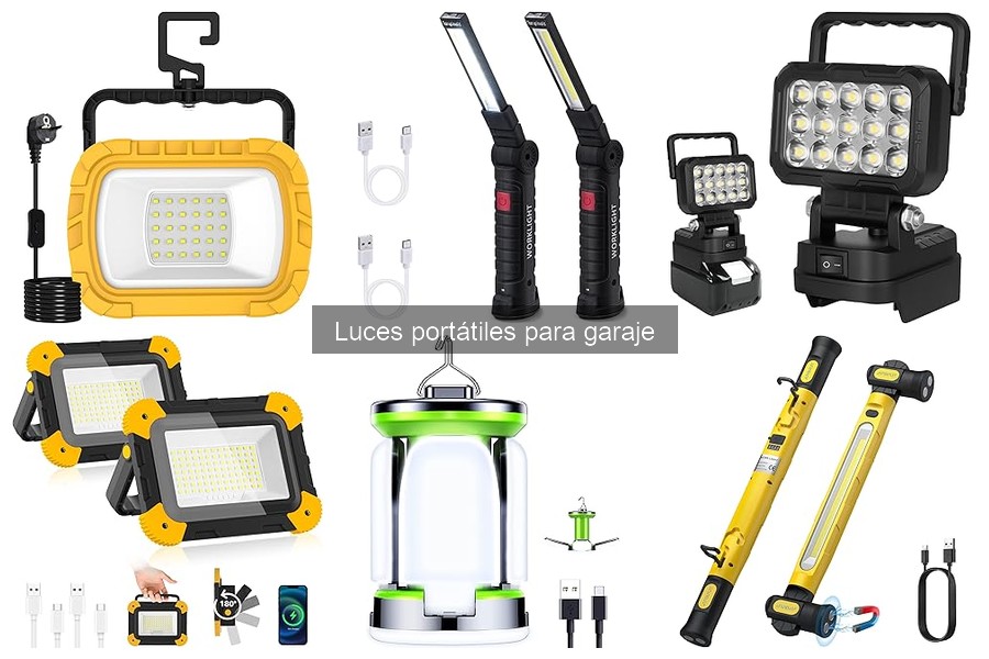 Ventajas de las luces portátiles para garaje: flexibilidad y más