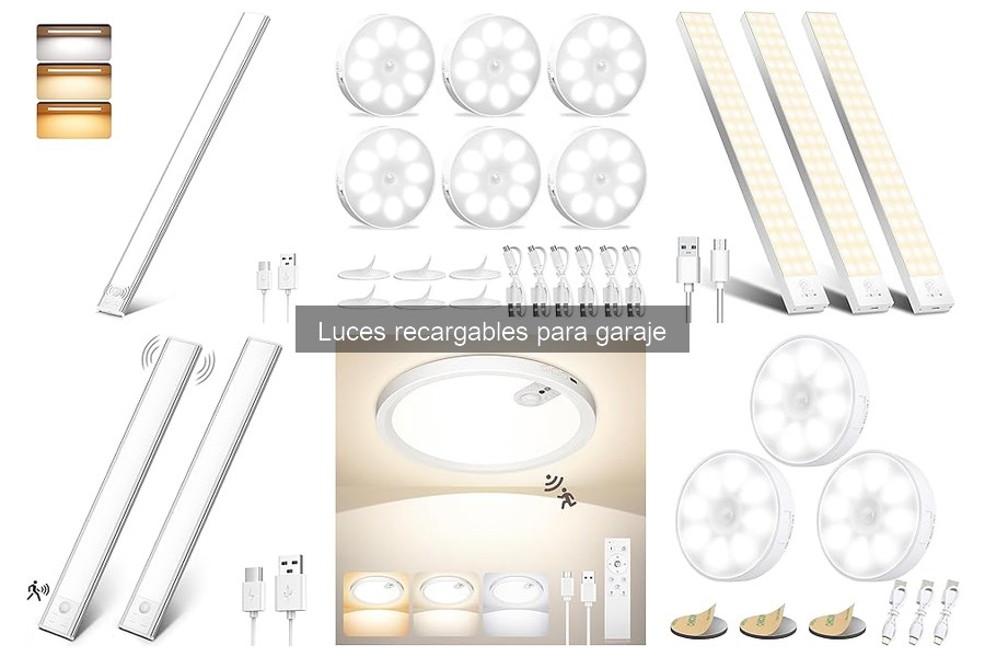 Ventajas de las luces recargables para tu garaje