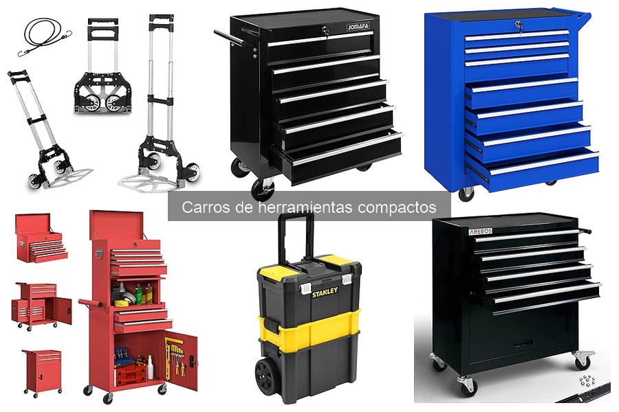 Ventajas de los carros de herramientas compactos para tu garaje