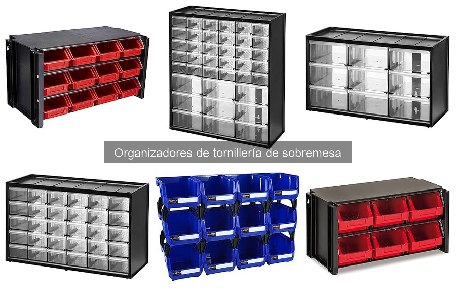 Ventajas de los organizadores de tornillería de sobremesa