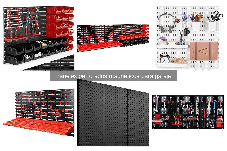 Ventajas de los paneles perforados magnéticos en el garaje
