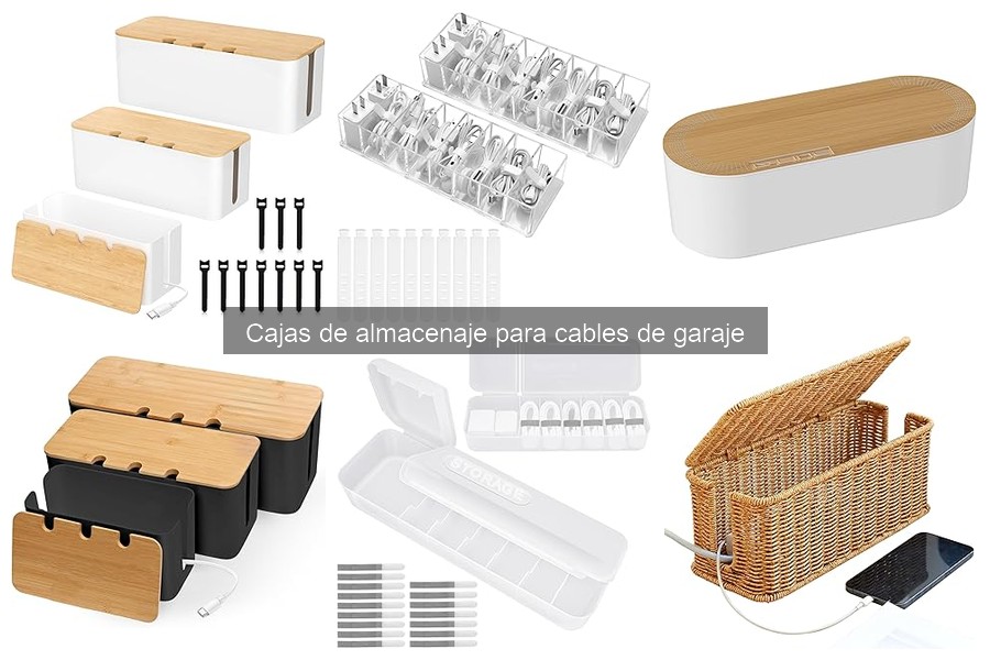 Ventajas de usar cajas de almacenaje para cables en garaje