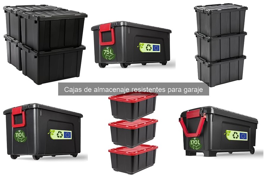 Ventajas de usar cajas de almacenaje resistentes en el garaje