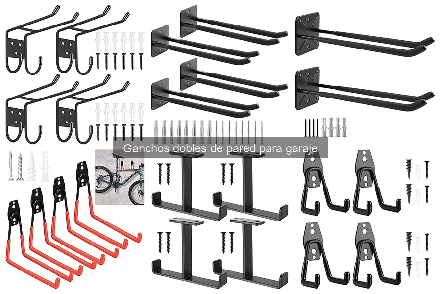 Ventajas de usar ganchos dobles de pared para garaje