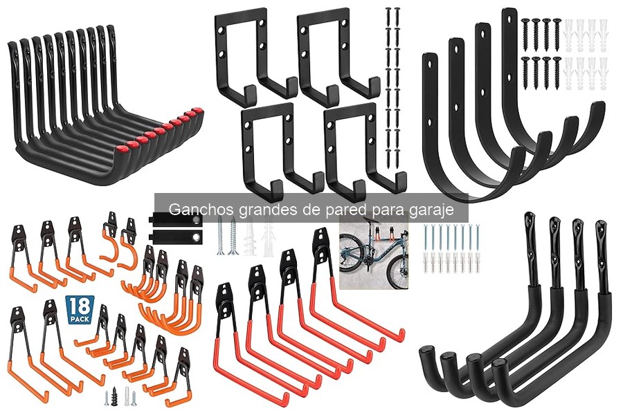 Ventajas de Usar Ganchos Grandes de Pared en el Garaje