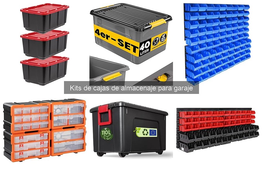 Ventajas de usar kits de cajas de almacenaje en el garaje