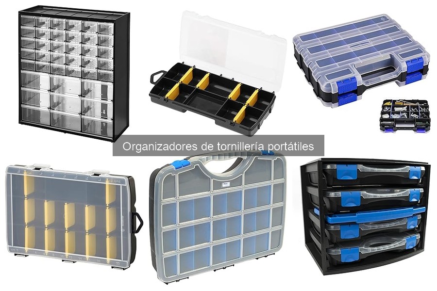 Ventajas de usar organizadores de tornillería portátiles