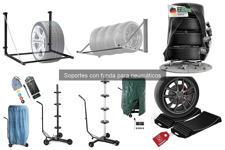 Ventajas de usar soportes con funda para neumáticos