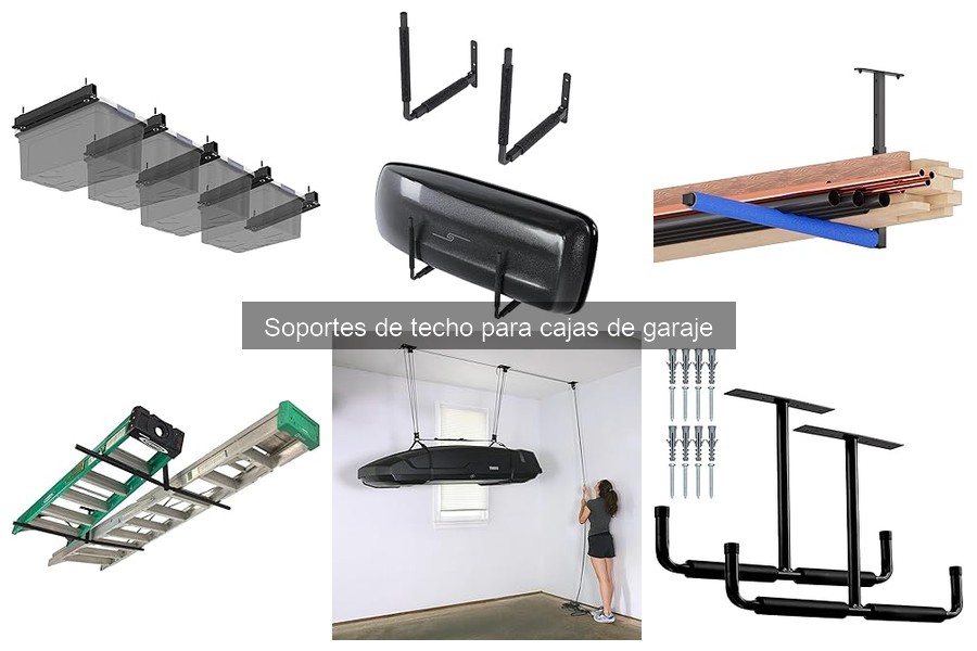 Ventajas de usar soportes de techo para cajas de garaje