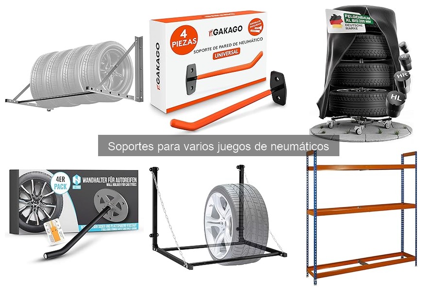 Ventajas de usar soportes para neumáticos en tu garaje