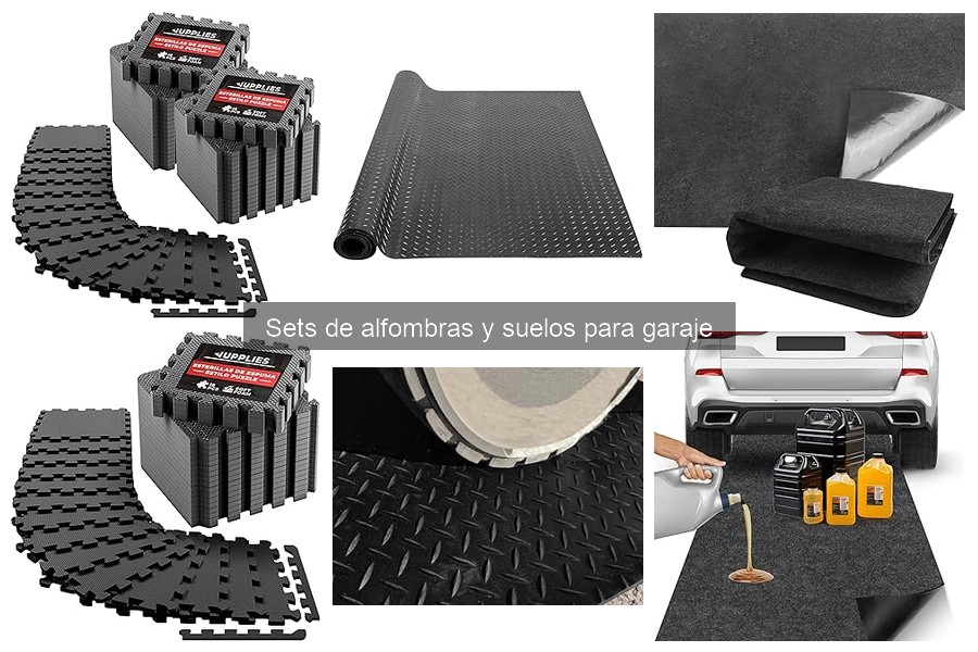 Ventajas y desventajas de alfombras y suelos para garaje