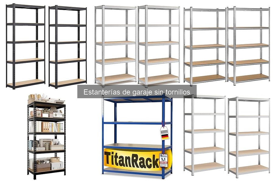 Ventajas y desventajas de estanterías de garaje sin tornillos