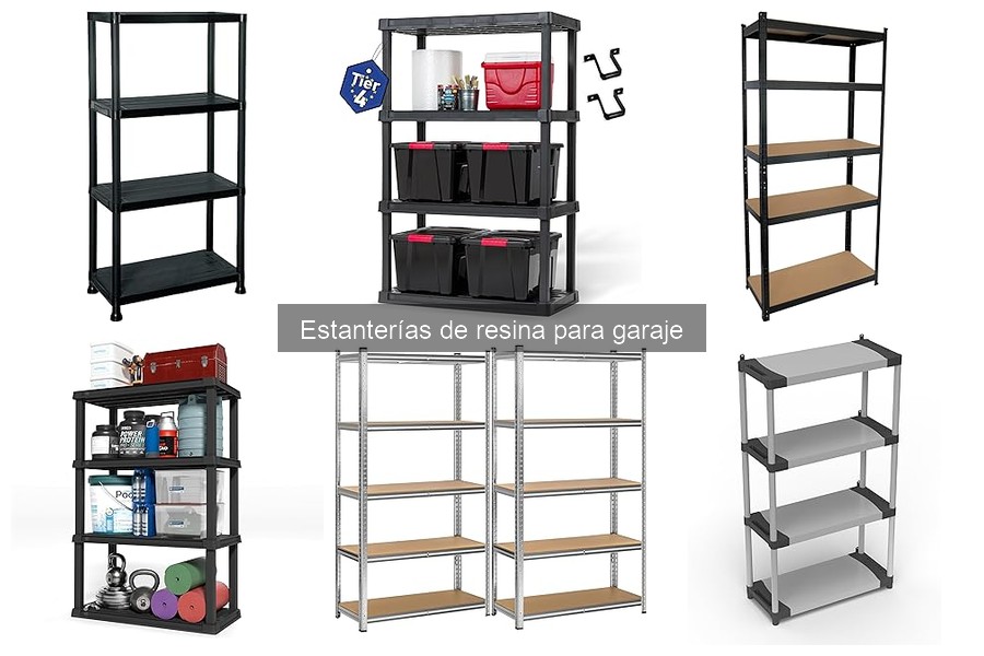 Ventajas y desventajas de estanterías de resina para garaje