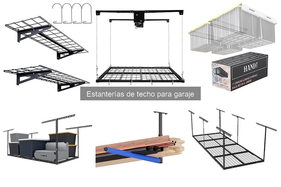 Ventajas y desventajas de estanterías de techo en garaje