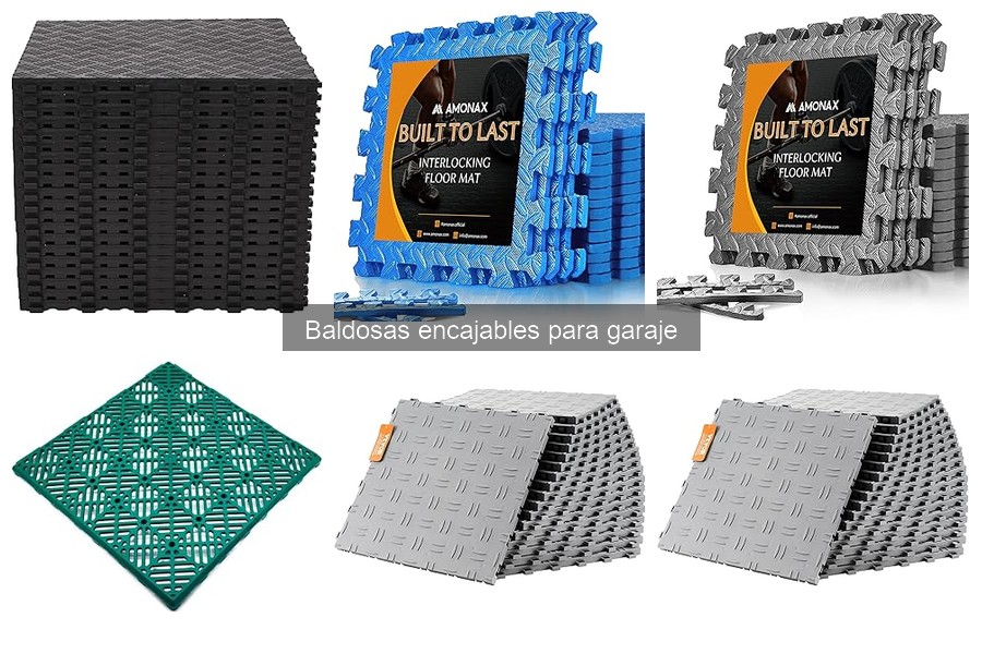 Ventajas y desventajas de las baldosas encajables para garaje