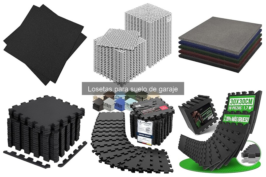 Ventajas y desventajas de las losetas para suelo de garaje