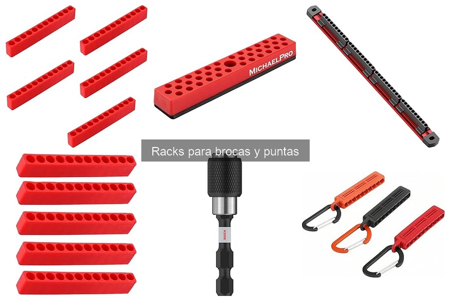 Ventajas y desventajas de los racks para brocas y puntas