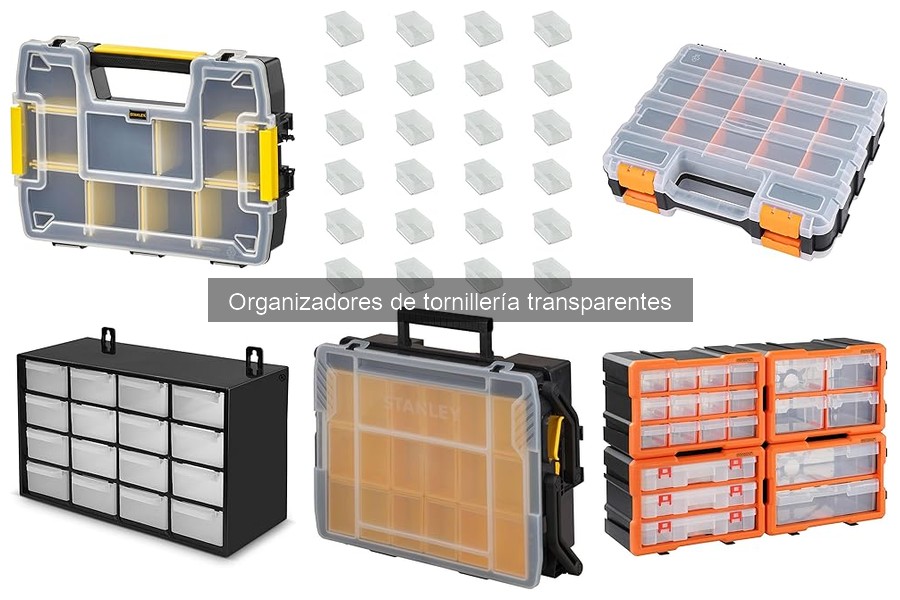 Ventajas y desventajas de organizadores de tornillería transparentes